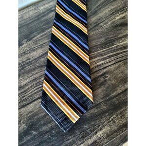 NWT Robert Talbott Best‎ of Class Silk Tie Nordstrom Orange Blue Stripe